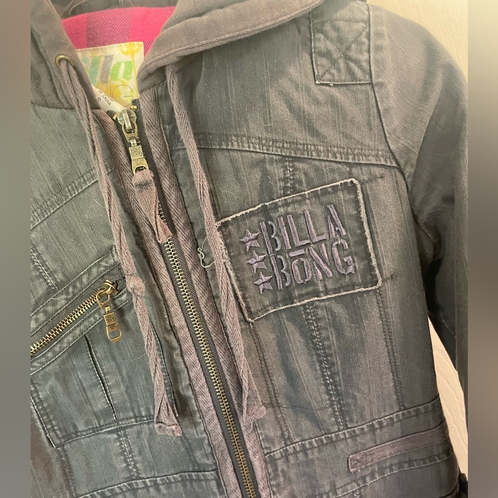 Billabong Gray Jacket size small